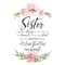Woodland Grace Series Sister Wood Plaque With Easel